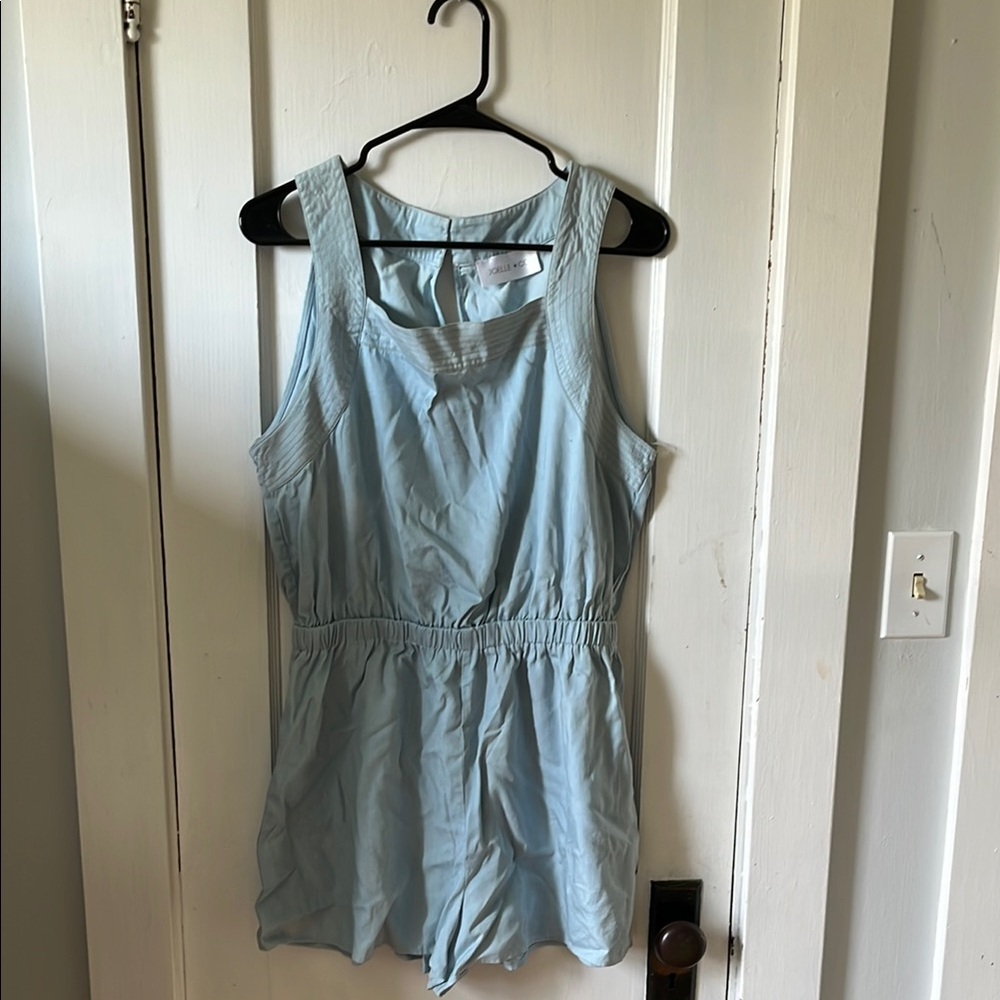 Light Blue Sleeveless Romper